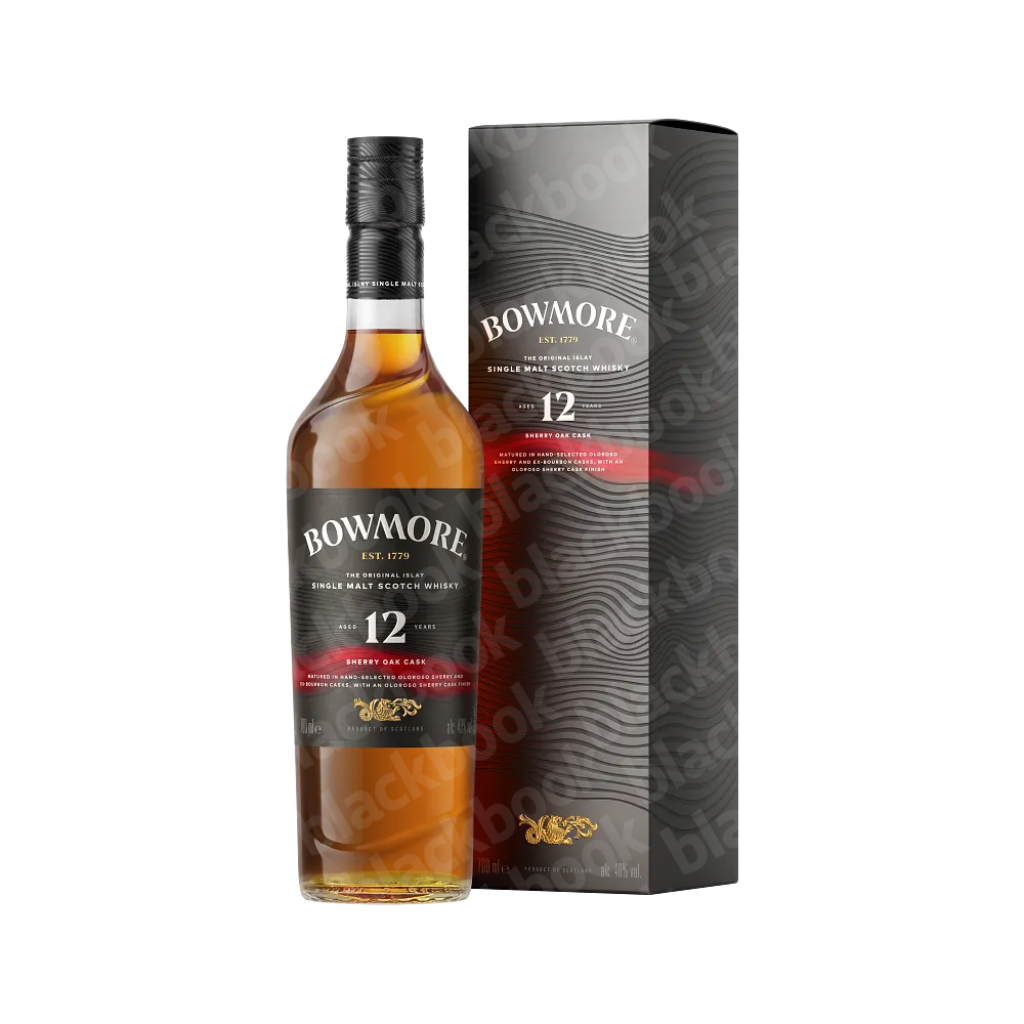 Bowmore Sherry Oak Cask 12 Year Islay Single Malt Scotch Whisky – 700ml