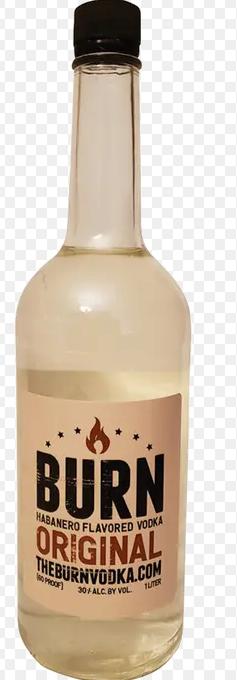 Burn Habanero Flavored Vodka Original 1L