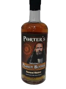 Porter's Peanut Butter Flavored Whiskey 33.3% Alc/Vol 66.6 Proof 750ml