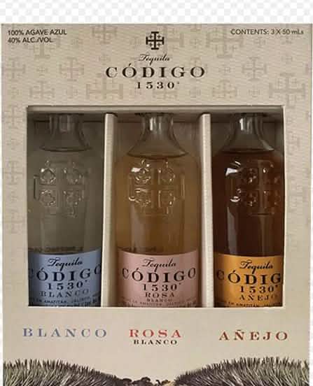 Codigo 1530 Blanco Rosa and Anejo Set 50ml