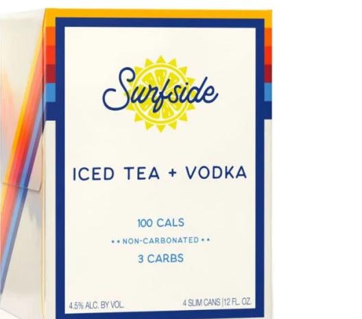 Surfside Iced Tea + Vodka 355ml x 4