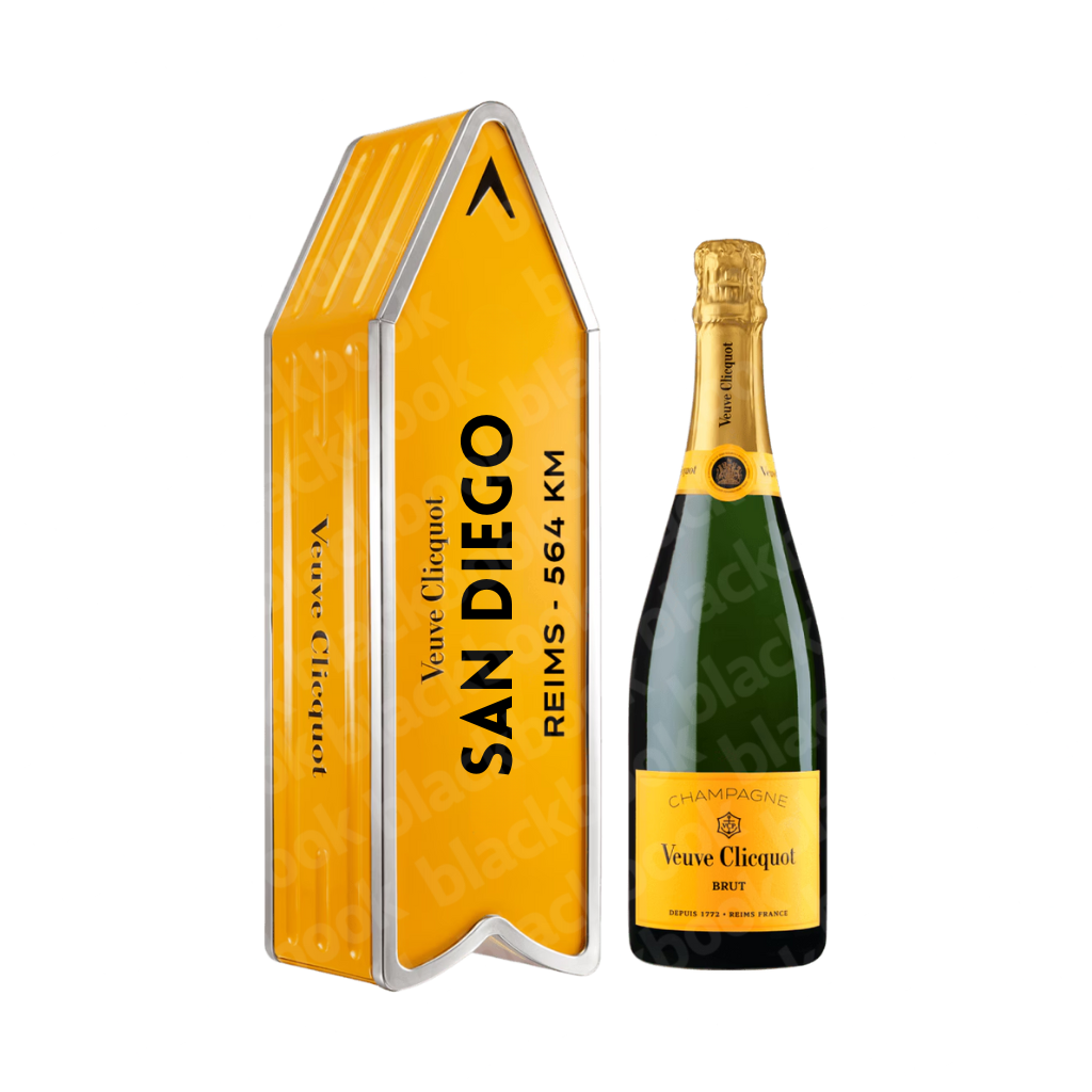 Veuve Clicquot Arrowhead Case San Diego 750ml bottle – limited edition collectible champagne gift set – buy online at blackbook