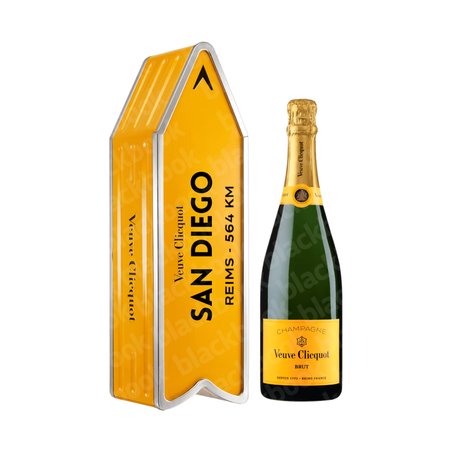 Veuve Clicquot Arrowhead Case San Diego 750ml bottle – limited edition collectible champagne gift set – buy online at blackbook