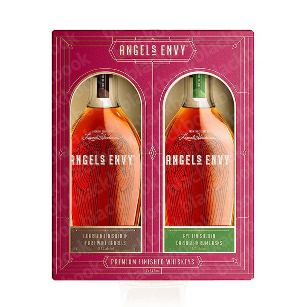 Angels Envy Bourbon and Rye Gift Pack 375 ml