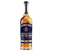 Jameson Distiller's Batch original 3JMS bottle with background removed and any package retained