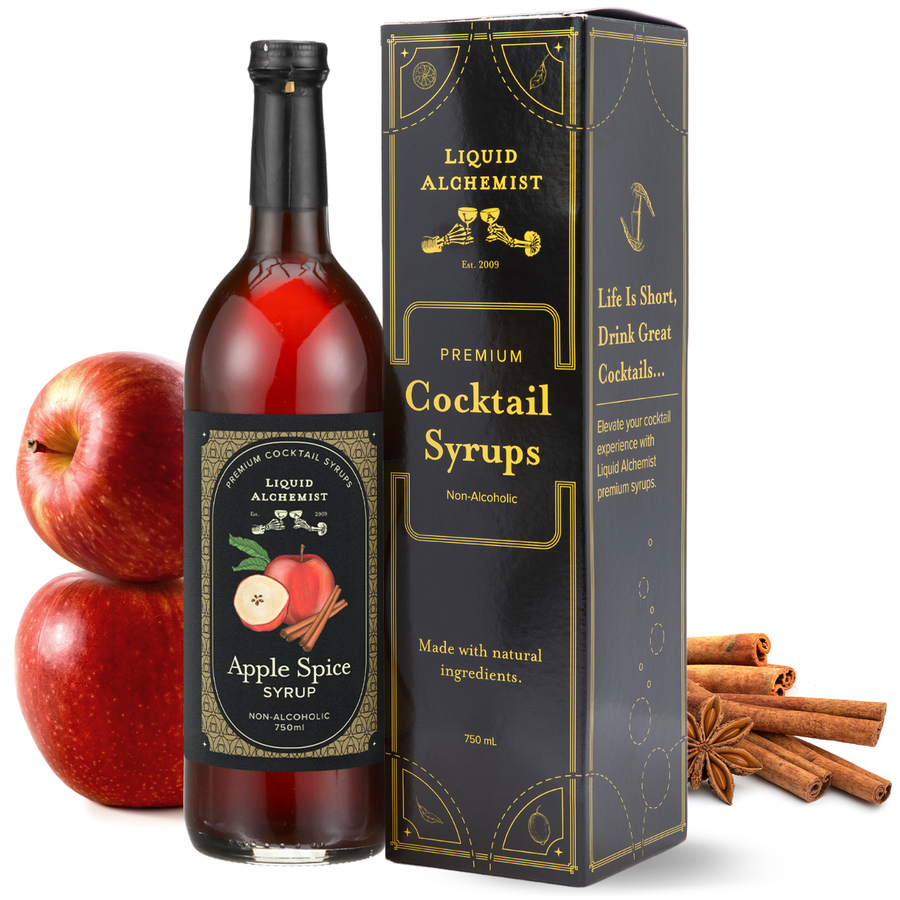 Liquid Alchemist Apple Spice Cocktail Syrup 750ml 25.4oz official manufacturer bottle image