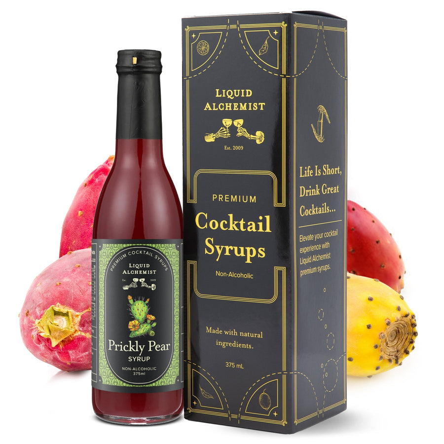 Liquid Alchemist Prickly Pear Cocktail Syrup 750ml 25.4oz official manufacturer bottle image