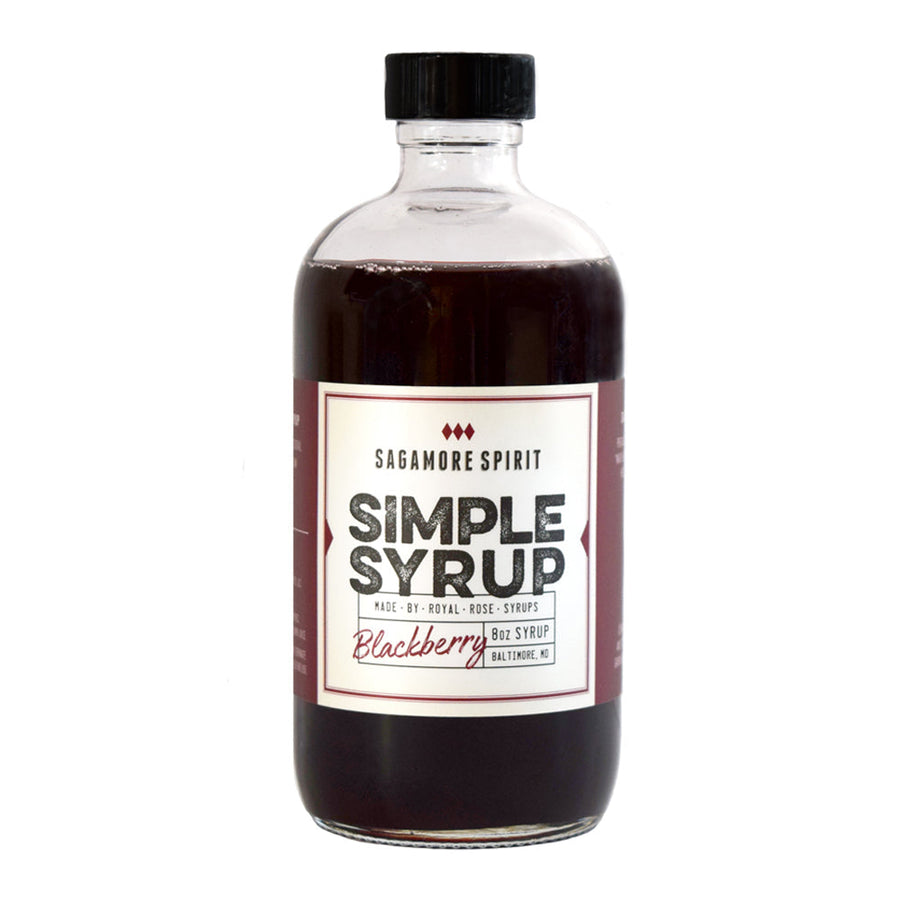 Sagamore Spirit Blackberry Simple Syrup 8oz official manufacturer bottle photograph