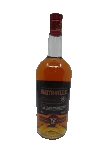 Smithville Straight Rye Whiskey original 3JMS photographed product, white/transparent backdrop, exact label retained