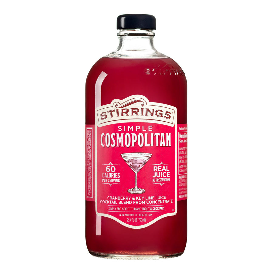 Stirrings Simple Cosmopolitan Cocktail Mix 750ml original manufacturer bottle