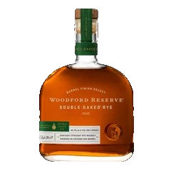 Woodford Reserve Double Oaked Rye: exact original 3JMS photograph with background removed and product labeling retained