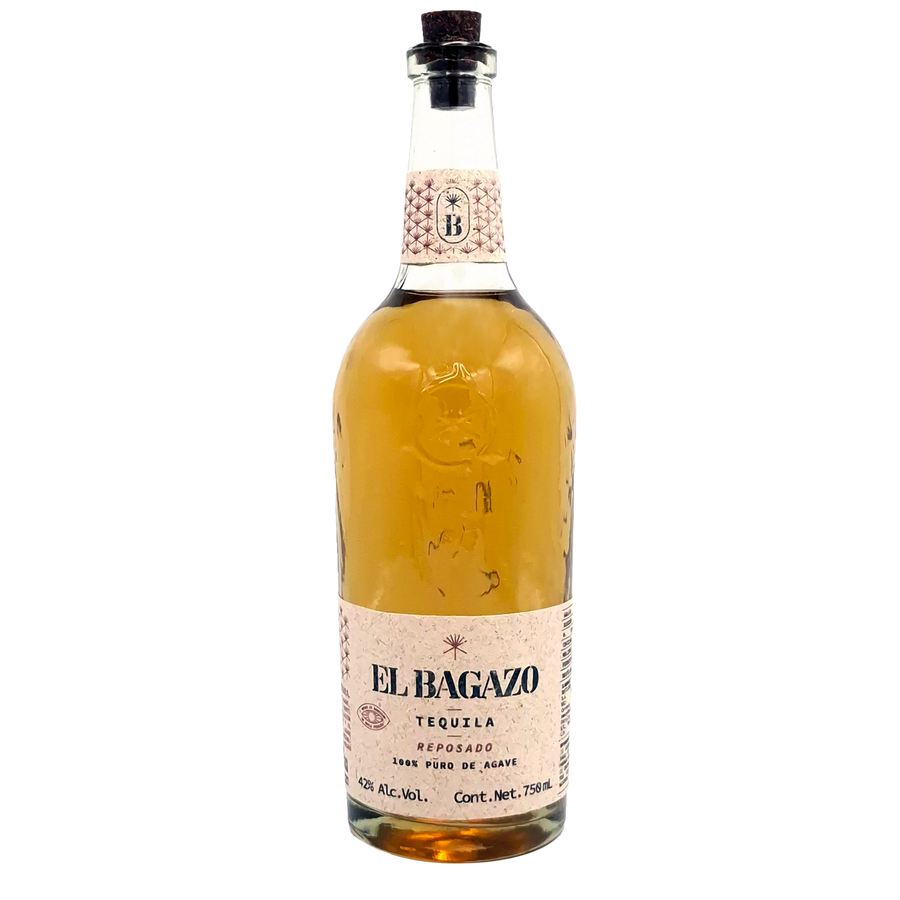 Brand distributor photograph of El Bagazo Reposado Tequila bottle