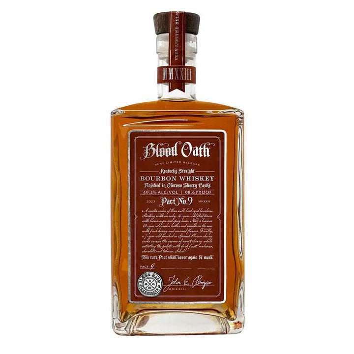 Blood Oath Pact No 9 Bourbon Whiskey 750ml