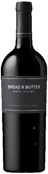 bread butter cabernet 2019 exact original wine bottle with transparent background