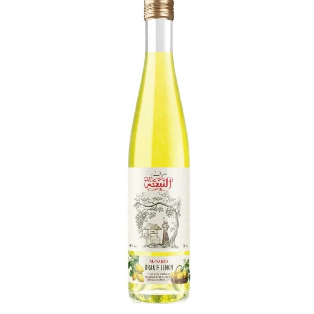 Al Naba’a Craft Cocktail Arak & Lemon 700ml bottle – citrus-forward arak cocktail curated by blackbook – available to buy online