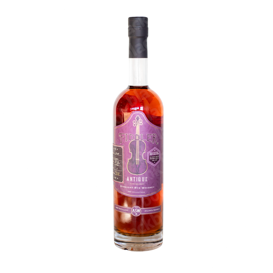 ASW Distillery Fiddler Antique Rye 750ml bottle – high proof rye whiskey with bold spice and oak – buy online at blackbook