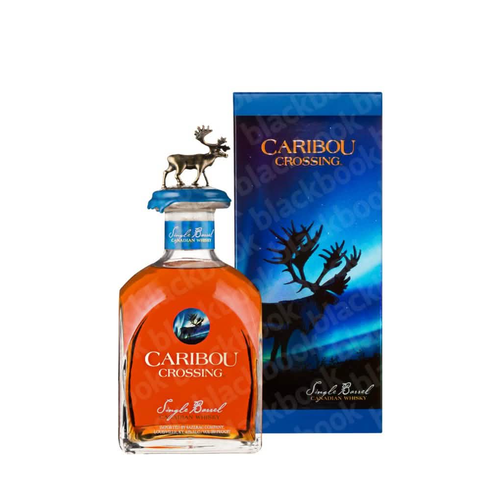 Caribou Crossing Single Barrel Canadian Whisky 750ml bottle – smooth single-barrel Canadian whisky curated by blackbook – available to buy online