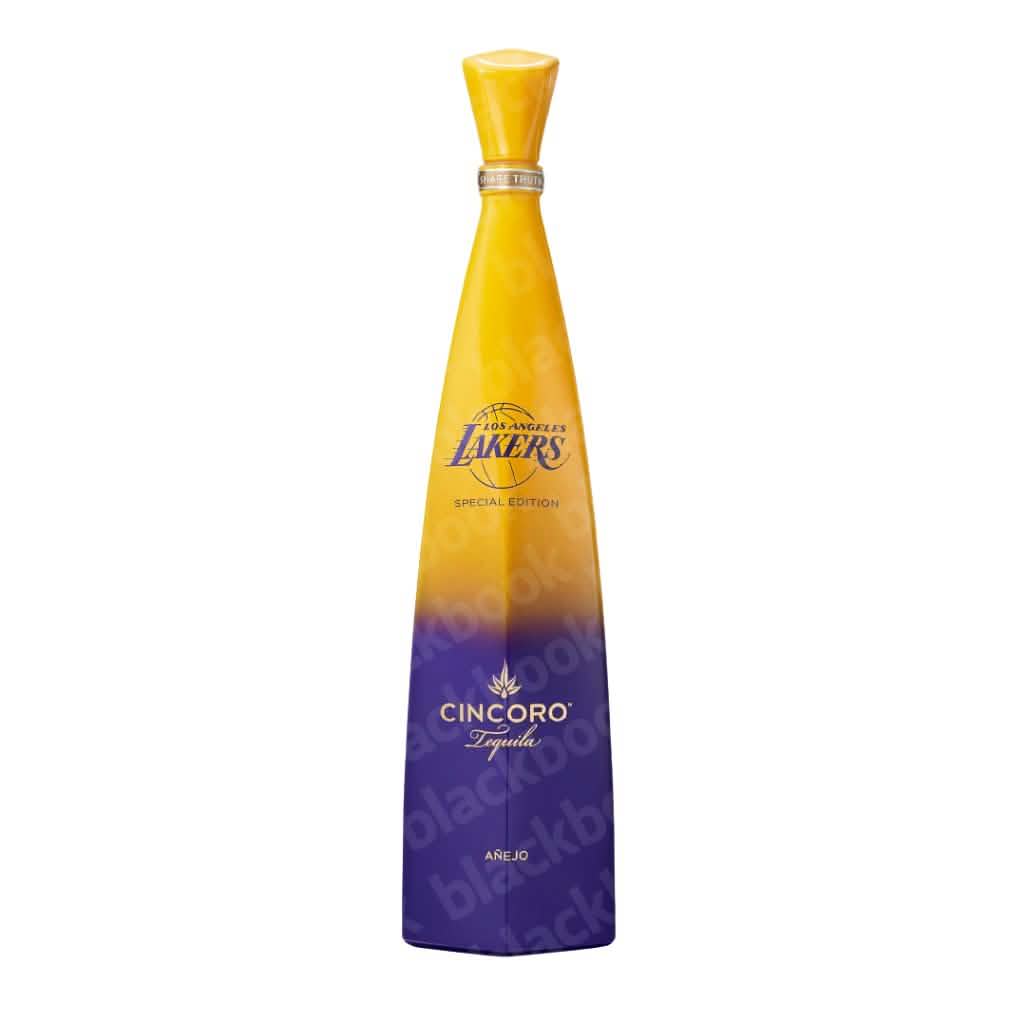 Cincoro Añejo LA Lakers Special Edition 750ml tequila bottle