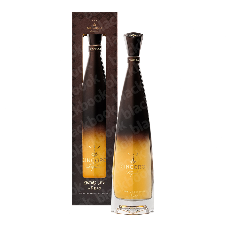 Cincoro Limited Edition Añejo x Travis Scott 750ml bottle – luxury collectible tequila – available at blackbook