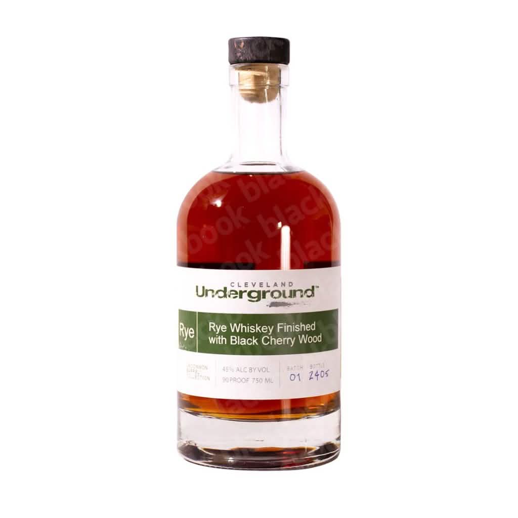 Cleveland Underground Black Cherry Wood Rye Whiskey 750ml bottle – black cherry wood finished rye curated by blackbook – available to buy online