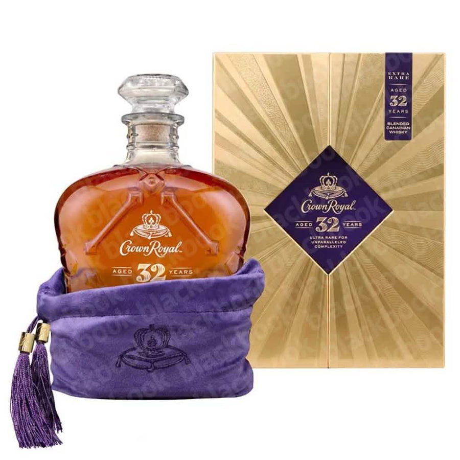 Crown Royal Canadian Extra Rare Aged 32 Year 750ml bottle – ultra-aged luxury Canadian whisky curated by blackbook – available to buy online