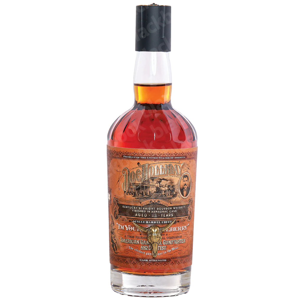 Doc Holliday 13 Year Old Armagnac Cask Finish Bourbon Whiskey 750ml bottle – rare Kentucky bourbon finished in French Armagnac casks – buy online at blackbook