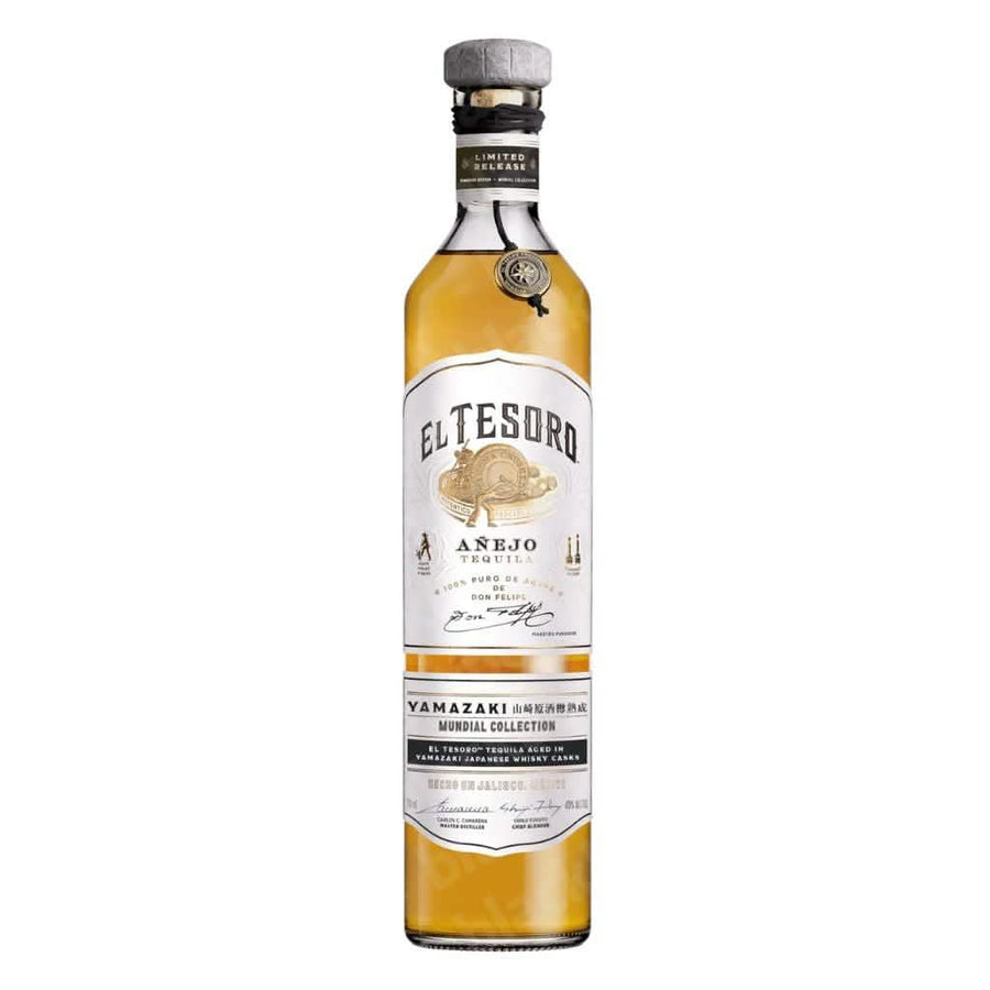 El Tesoro Añejo Yamazaki Cask Finish 750ml bottle – whisky cask finished tequila curated by blackbook – available to buy online