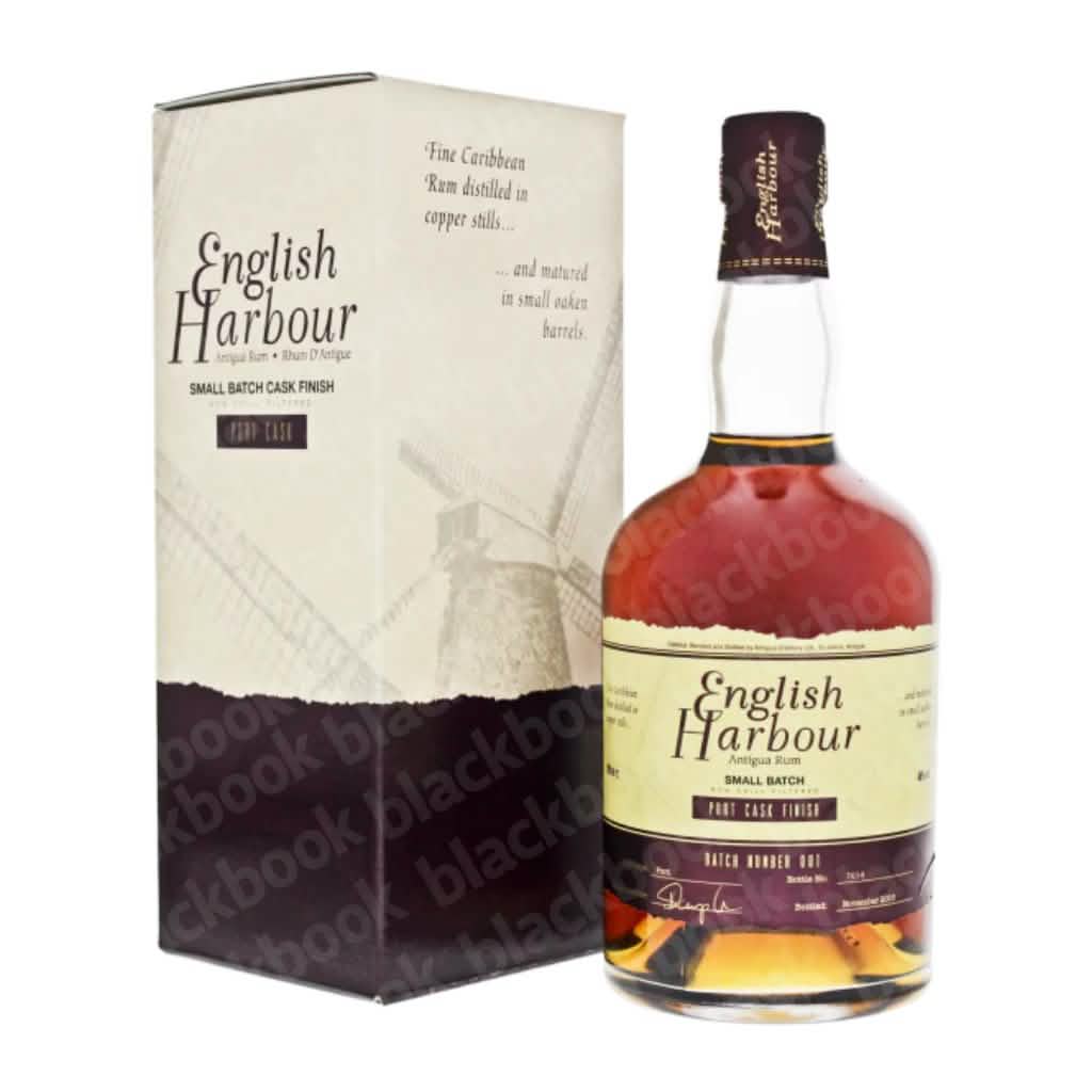 English Harbour Small Batch Cask Finish 750ml bottle – premium cask-finished Caribbean rum – available to buy online from blackbook