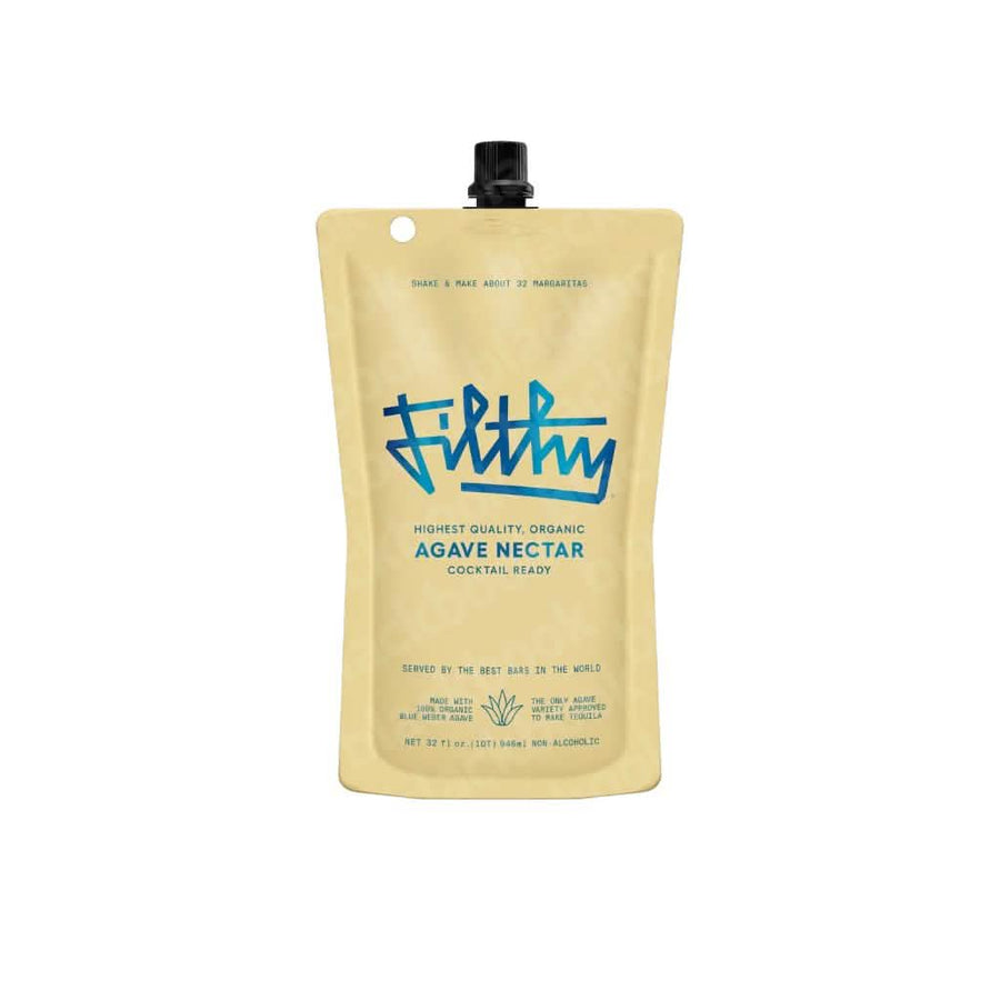 Filthy Agave Nectar Pouch 946ml – premium blue agave cocktail sweetener curated by blackbook – available to buy online