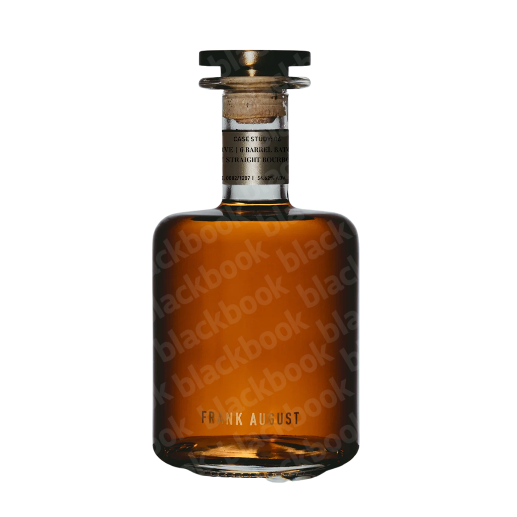 Frank August Legacy Reserve Case Study 06 Bourbon 750ml bottle – limited Kentucky straight bourbon at 54.62% ABV – buy online at blackbook
