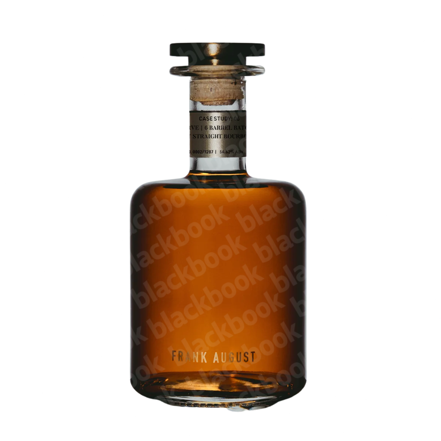 Frank August Legacy Reserve Case Study 06 Bourbon 750ml bottle – limited Kentucky straight bourbon at 54.62% ABV – buy online at blackbook