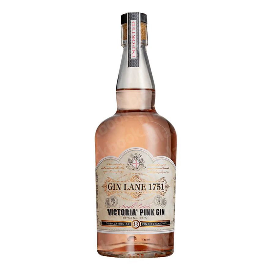 Gin Lane 1751 Victoria Pink Gin 750ml bottle – classic English pink gin