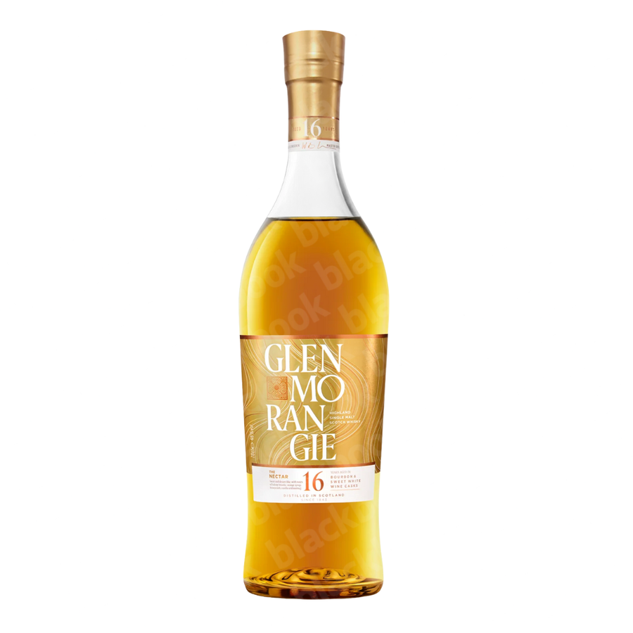 Glenmorangie Highland Single Malt Scotch The Nectar Bourbon & Sweet White Wine Casks 16 Year 750ml bottle – Highland Scotch whisky aged 16 years – buy online at blackbook