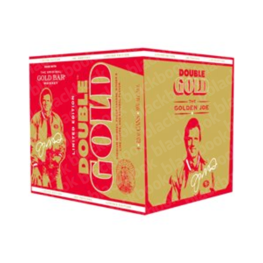 Gold Bar Double Gold The Golden Joe Limited Edition 4-Pack 355ml cans – whiskey and cold brew coffee cocktail – buy online at blackbook