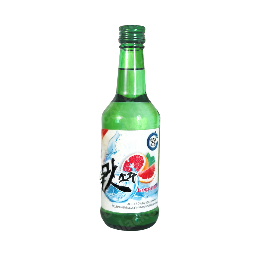 Maat Soju Grapefruit 375ml bottle – flavored Korean soju with juicy grapefruit essence – buy online at blackbook