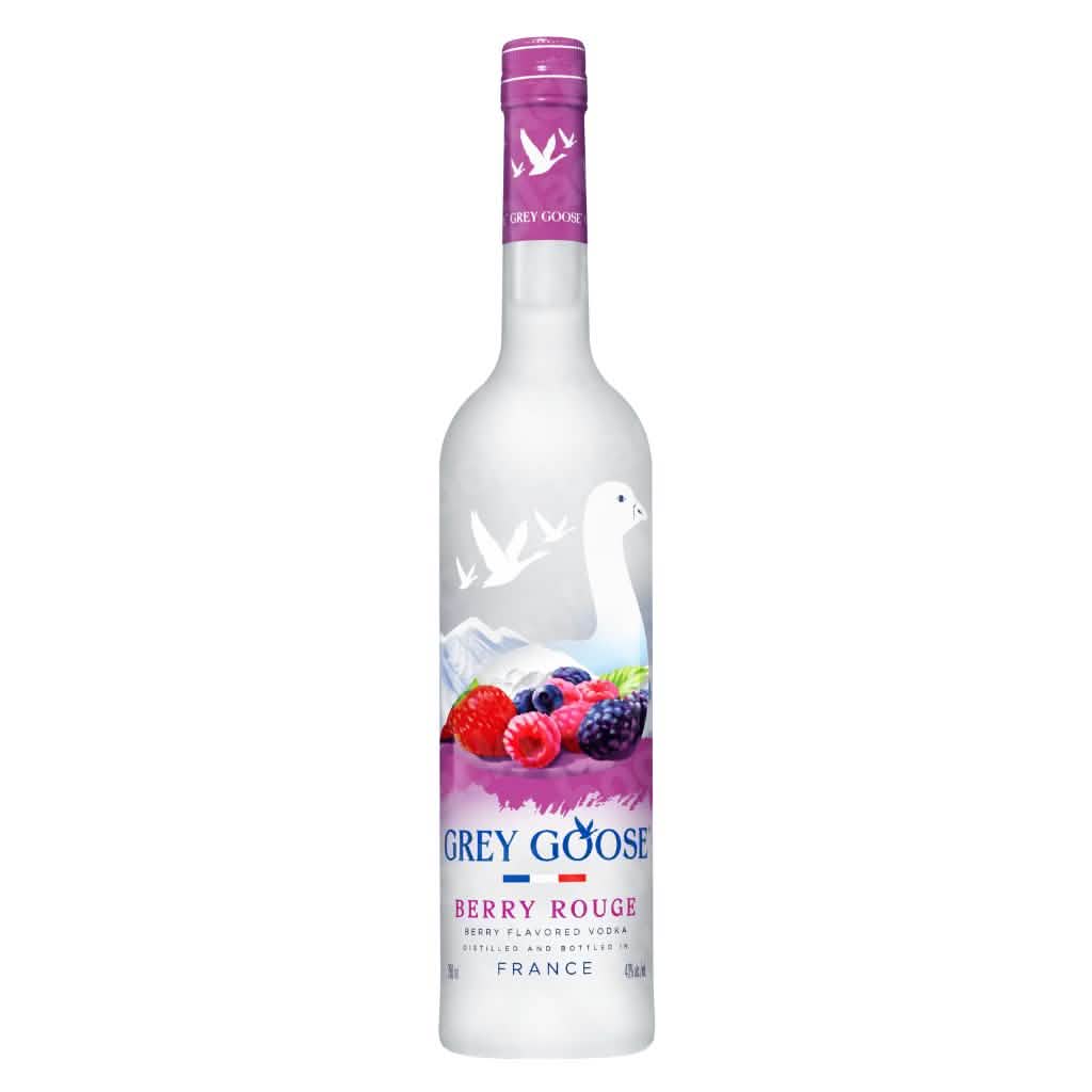 Grey Goose Berry Rouge Vodka 750ml bottle – premium strawberry raspberry flavored vodka curated by blackbook – available to buy online