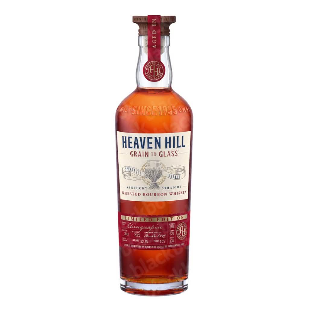 Heaven Hill Grain to Glass Wheated Bourbon Chinquapin Barrel 750ml bottle – rare wheated bourbon curated by blackbook – available to buy online