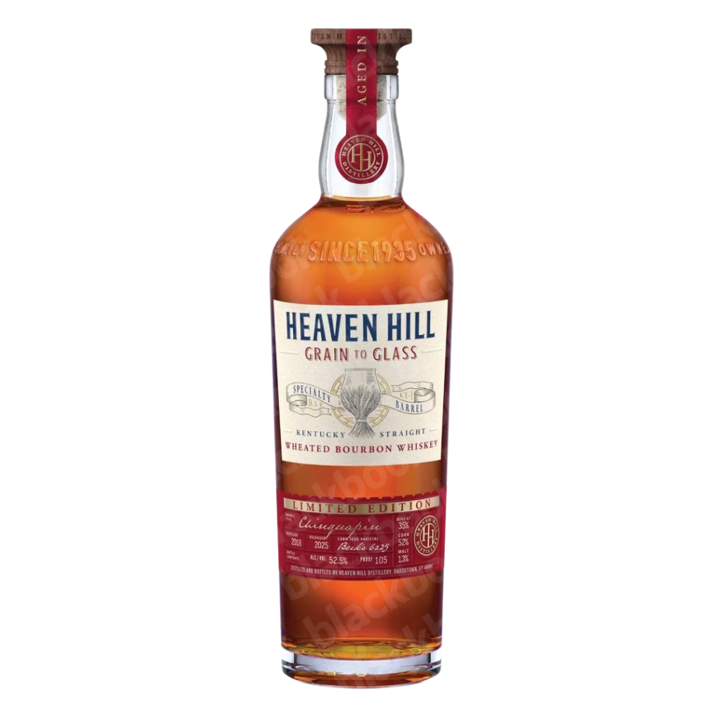 Heaven Hill Grain To Glass Wheated Bourbon Whiskey 700ml bottle – 6‑year barrel proof Kentucky straight wheated bourbon – available at blackbook
