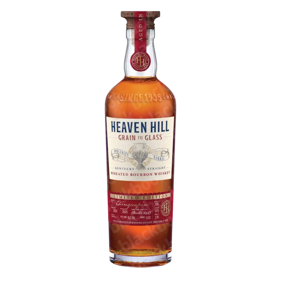 Heaven Hill Grain To Glass Wheated Bourbon Whiskey 700ml bottle – 6‑year barrel proof Kentucky straight wheated bourbon – available at blackbook
