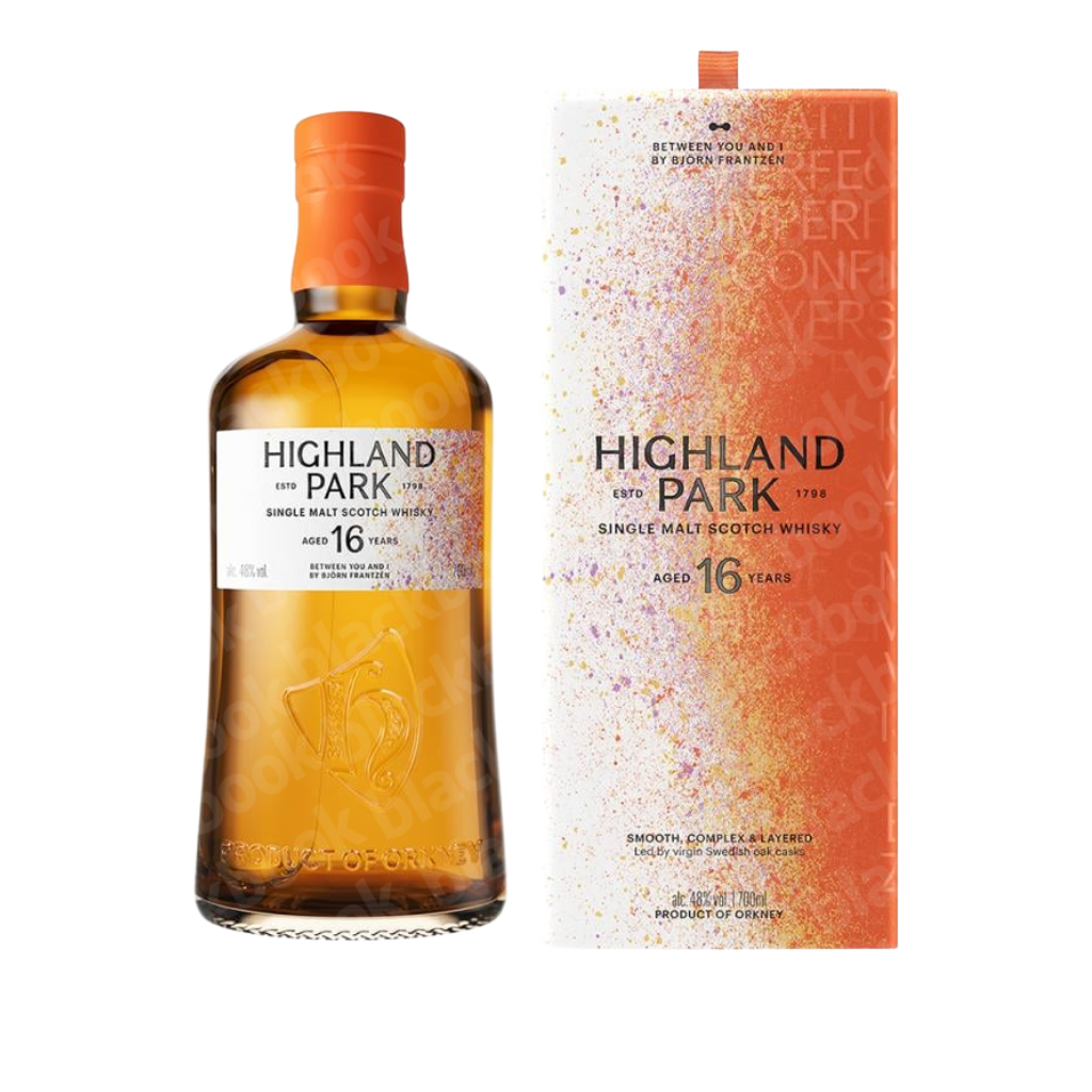 Highland Park Single Malt Scotch 16 Year 750ml bottle – sherry-seasoned oak aged Scotch from Orkney – buy online at blackbook