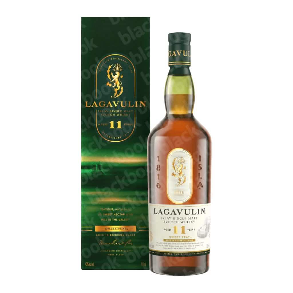 Lagavulin Sweet Peat Aged 11 Years Scotch Whisky 750ml bottle – limited Islay single malt curated by blackbook – available to buy online