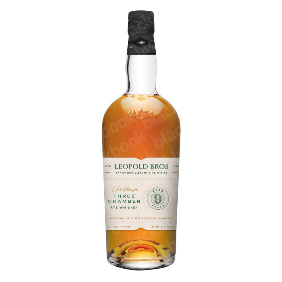 Leopold Bros Three Chamber Rye Whiskey 9 Year 750ml bottle – historic-style American rye curated by blackbook – available to buy online