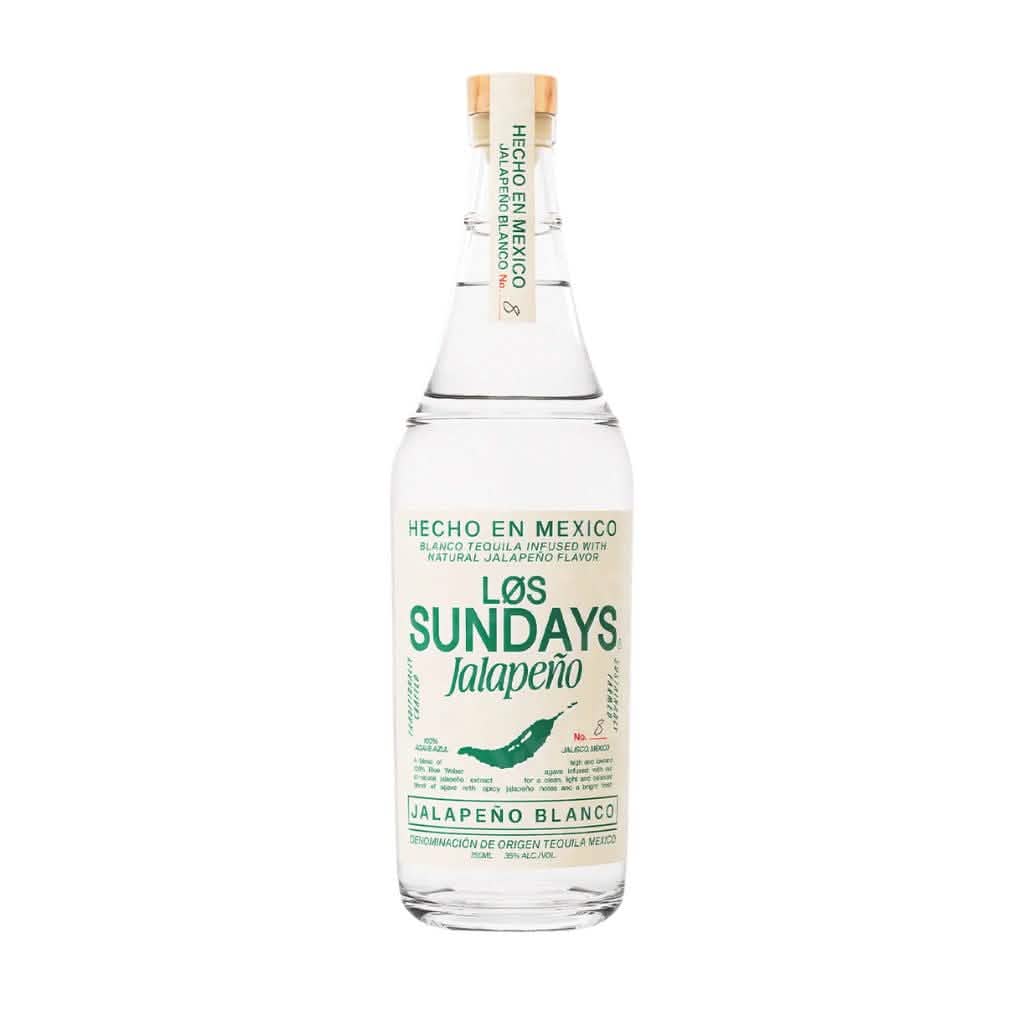 Los Sundays Jalapeño Blanco Tequila 750ml bottle