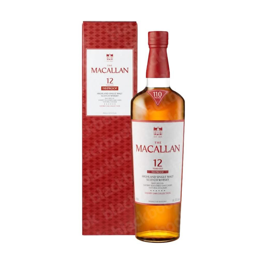 Macallan 12 Year Sherry Oak 110 Proof 750ml bottle