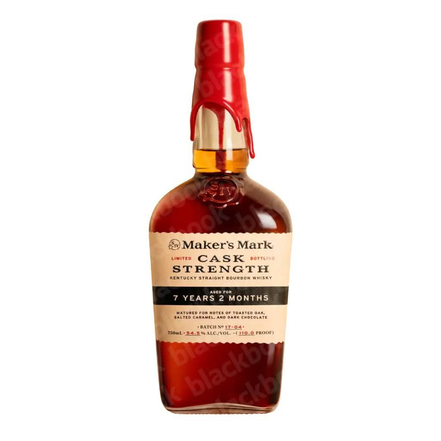 Maker’s Mark Bourbon Cask Strength 7 Year 750ml bottle – uncut wheated bourbon curated by blackbook – available to buy online