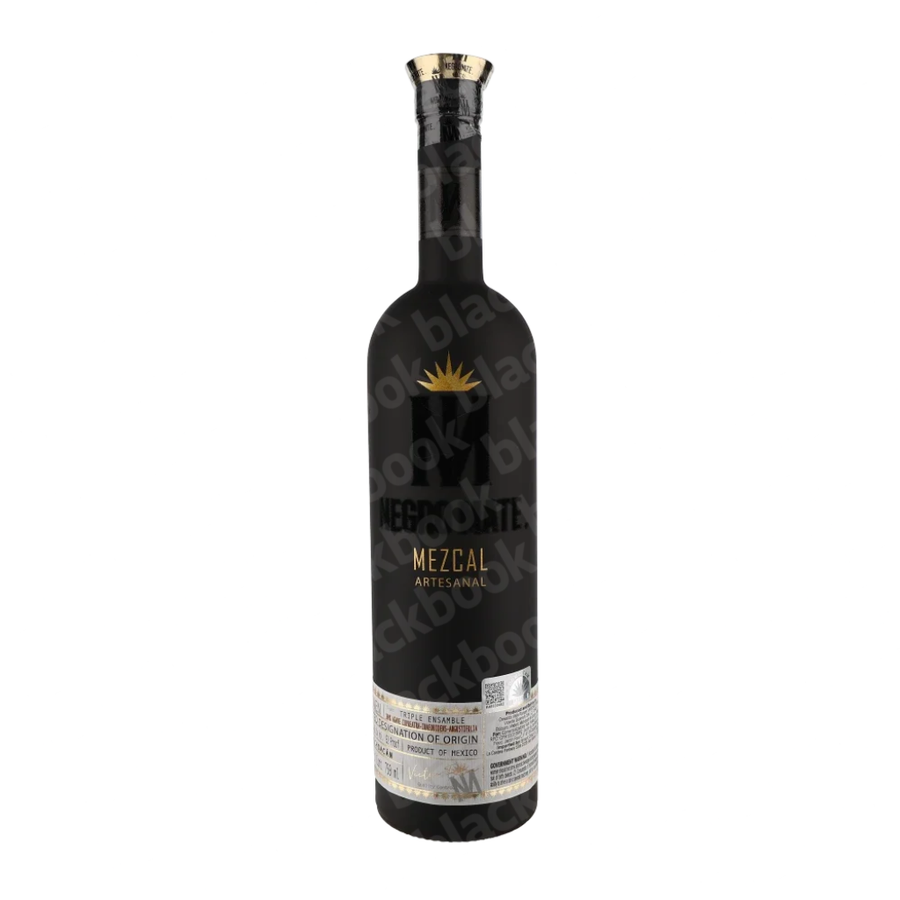 Negro Mate Mezcal Triple Ensamble 750ml bottle – artisanal Oaxacan mezcal crafted from Espadín, Tobalá, and Tepeztate agaves – buy online at blackbook
