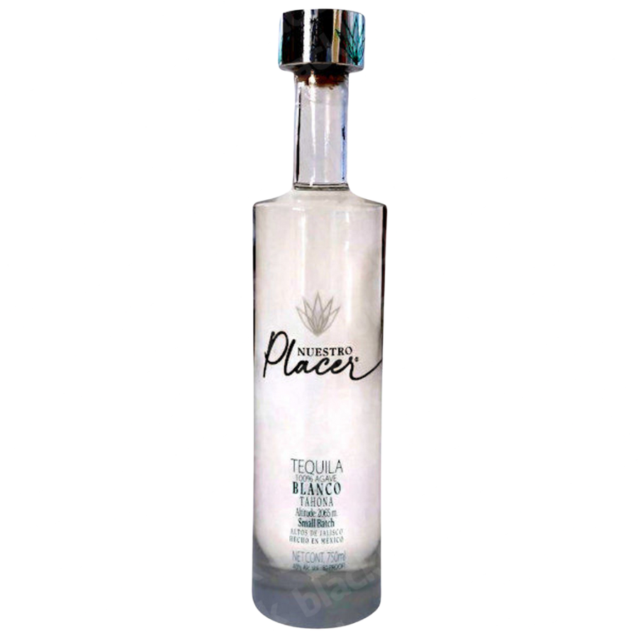 Nuestro Placer Blanco Tahona Small Batch Tequila 750ml bottle – artisanal tequila made with 100% Blue Weber agave – buy online at blackbook