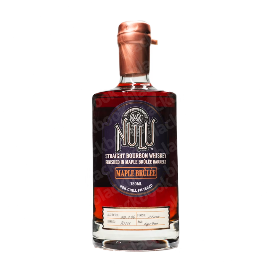 Nulu Straight Bourbon Whiskey Maple Brulee Barrels Berry Butter Pancake Barrel B956 7 Year 750ml bottle – limited single barrel dessert bourbon – buy online at blackbook