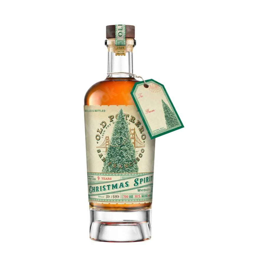 Old Potrero Christmas Spirit 9 Year 700ml bottle – seasonal American whiskey curated by blackbook – available to buy online