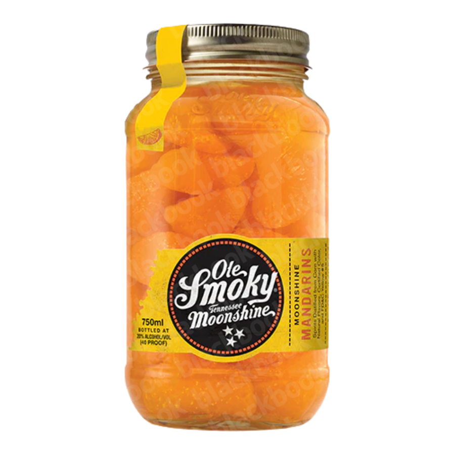 Ole Smoky Mandarins Moonshine 750ml bottle – Tennessee flavored moonshine with juicy mandarin orange – buy online at blackbook.